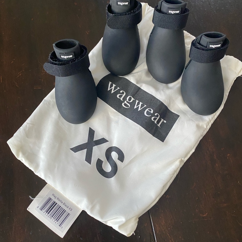 Wagwear Black Dog Boots - XS